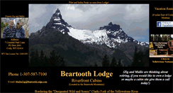 Desktop Screenshot of beartoothlodge.com
